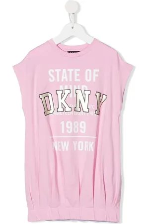 DKNY T-shirt-kjole med logotryk