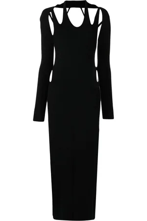 DION LEE Strikket kjole med udskæringsdetalje