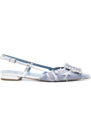ROBERTO FESTA Stefi slingback-sandaler med krystalspænde