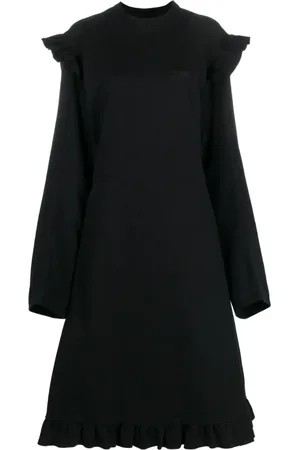 Vetements Midi kjole med flæsedetalje
