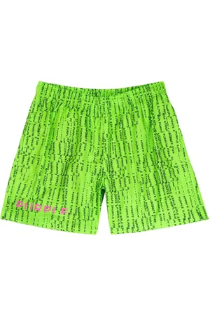Purple Brand Shorts med digital kode og logotryk