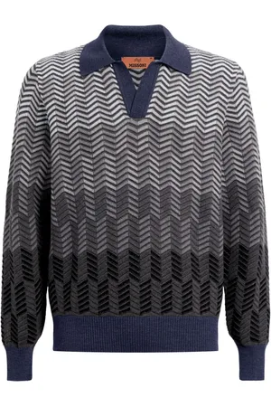 Missoni Polo i jomfruuld med zigzagmønster