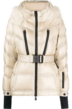 Moncler Bernin dun-skijakke med bælte