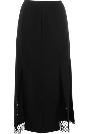 Calvin Klein Midi nederdel med mesh-panel