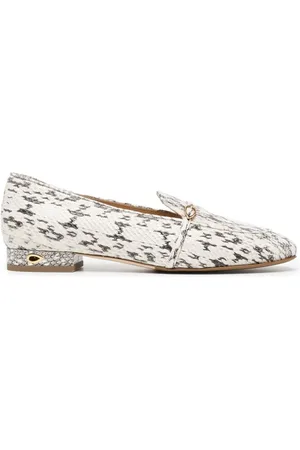 Jennifer Chamandi Loafers med slangeskindstryk