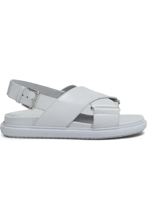 Marni Fussbet sandaler i læder