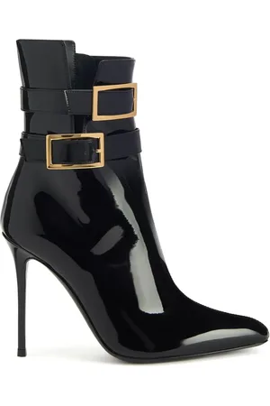 Giuseppe Zanotti Pearlie 105mm knæhøje støvler med lakeret finish