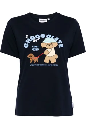 Chocoolate T-shirt med grafisk tryk