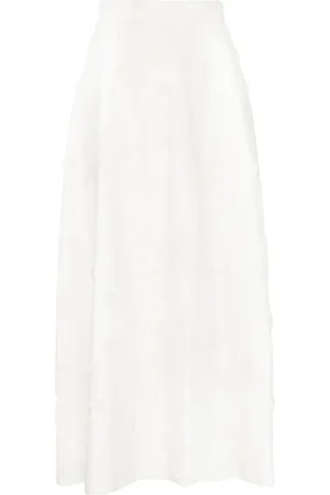 Elie saab Mellemlang broderet nederdel