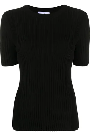 Paco rabanne Smal ribbet T-shirt
