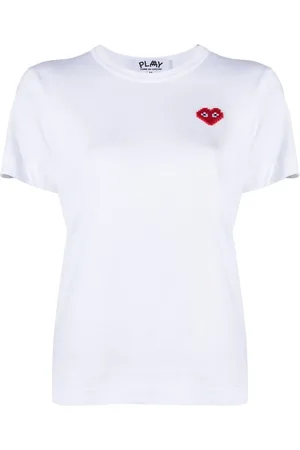 Comme des Garçons T-shirt med logobroderi