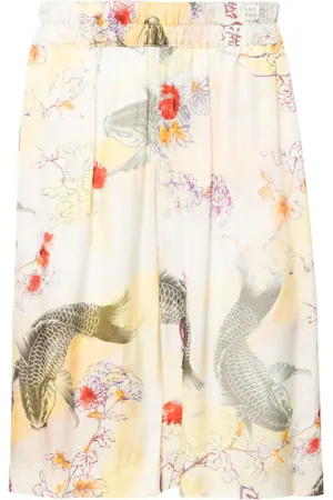 LANEUS Shorts med grafisk tryk