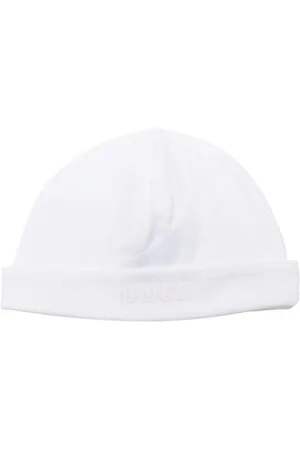 HUGO BOSS Hue i jersey med broderet logo