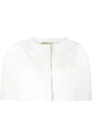 Bambah Cropped top med blomstertryk