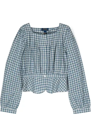 Ralph Lauren Skotskternet bluse