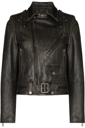 Golden Goose Bikerjakke med slitageeffekt