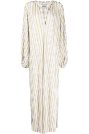 Bambah Stribet kaftan-kjole