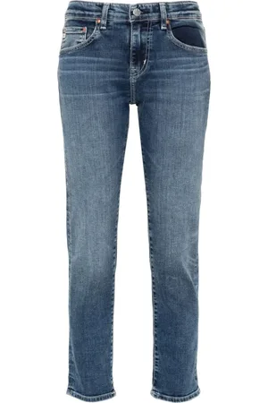 AG Jeans Ex-Boyfriend jeans med mellemhøj talje og smalle ben