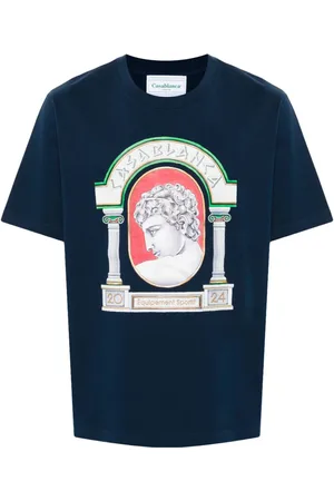 Casablanca T-shirt med La Medaille-tryk