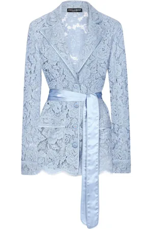 Dolce & Gabbana Blomstret blondeskjorte