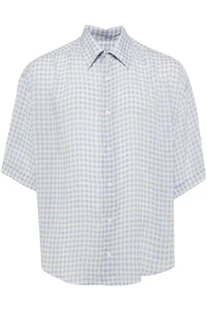Ami Gingham-ternet skjorte