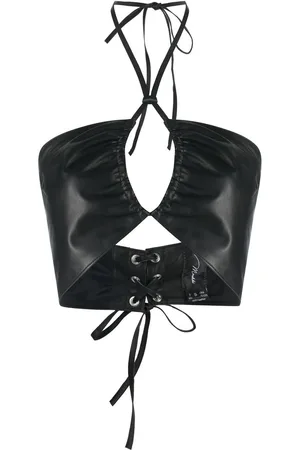 Manokhi Alba bustier-top i læder