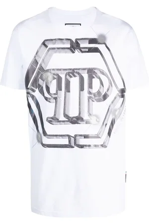 Philipp Plein Kortærmet T-shirt med logotryk