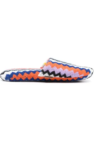 Missoni Hjemmesko med zigzagmotiv