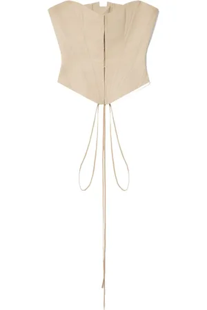 Stella McCartney Stropløs top med korset-stil