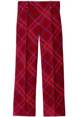 Burberry Ternede uldbukser med lige ben