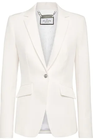 Philipp Plein Cady LS Crystal Skull blazer