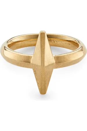 Jimmy Choo Ring i mat finish med indgraveret logo