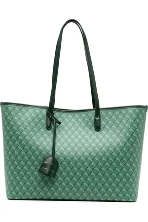 Tammy & Benjamin Tote i læder med monogram-mønster