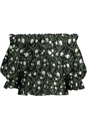 Agua by Agua Bendita Top med blomstret broderi