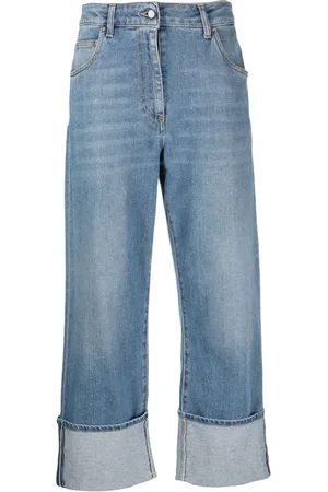 Fabiana Filippi Cropped højtaljede jeans