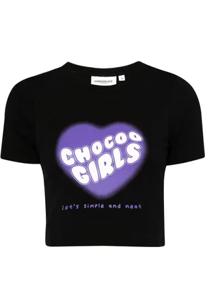 Chocoolate T-shirt med grafisk tryk