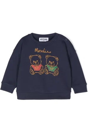 Moschino Sweatshirt med hævet bamsemotiv