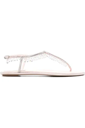 RENE CAOVILLA Diana sandaler med krystaludsmykning