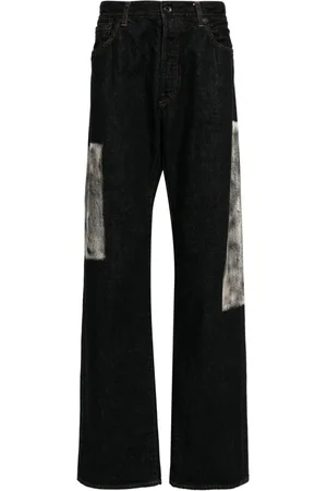 YOHJI YAMAMOTO Jeans med lige ben og paneler