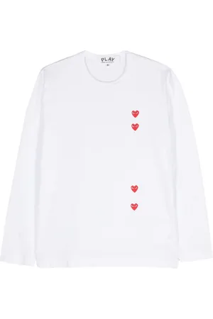 Comme des Garçons T-shirt med hjertetryk
