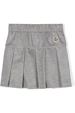 Moncler Nederdel i jersey med plisseringer