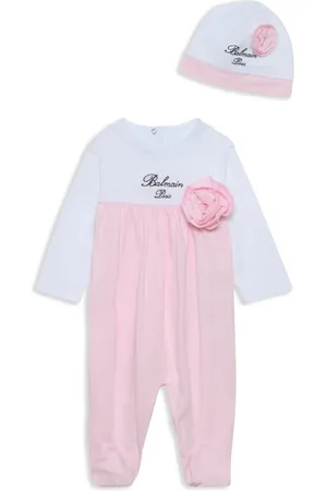 Balmain Pyjamassæt med blomstret applikation