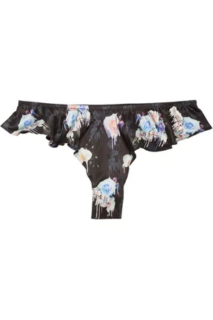 FLEUR DU MAL Luxe Flutter trusser med blomstret tryk