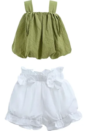 Mimi Tutu Shortssæt med flæsedetalje