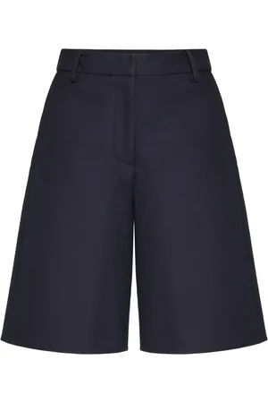VALENTINO GARAVANI Shorts med lige ben og VLogo