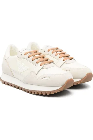 Emporio Armani Sneakers i ruskind med logomærke