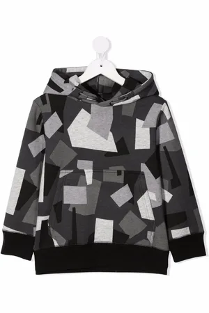 Stella McCartney Hættetrøje med geometrisk kamuflagetryk
