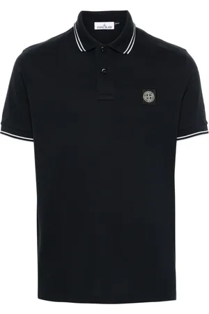 Stone Island Polo med kompasmotiv