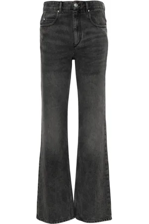 Isabel Marant Højtaljede Belvira bootcut-jeans