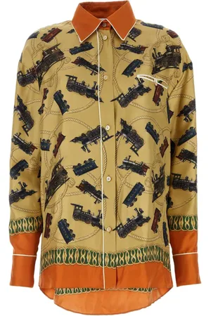 Bally Oversize skjorte med grafisk tryk